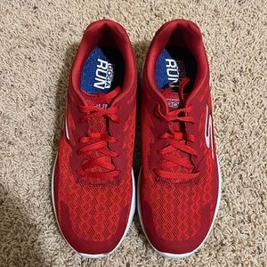 Skechers mens sneakers red